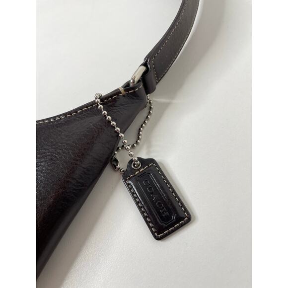 Coach Hamilton Suede Camel Tan Leather Hobo Tote Shoulder Bag Purse Vintage 90s - Picture 3 of 9